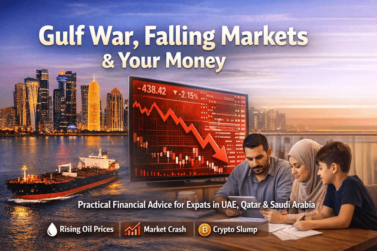 Gulf War, Falling Markets and What Expats in GCC Should Do with Their Money Now