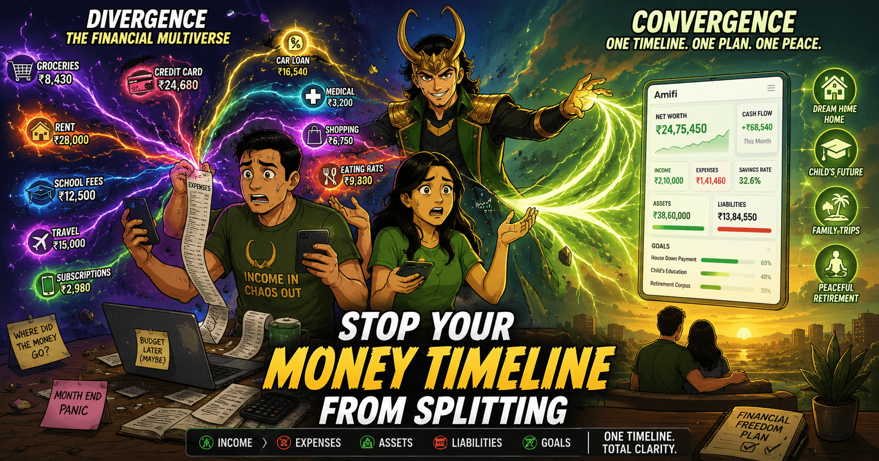 The Loki Timeline of Personal Finance: How Diverged Money Decisions Create Chaos